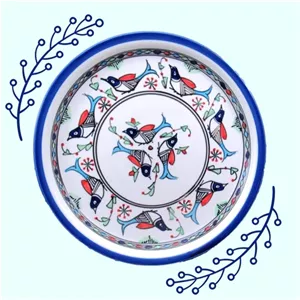 دیس پیتزا خوری یا دیس گرد لبه بلند مبلمونسرا مدل 269724