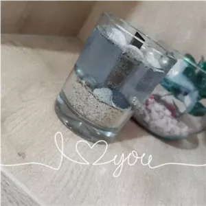 شمع ژله ای دریایی صدف و مروارید کاری شده مبلمونسرا مدل 287192