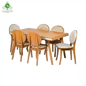 میز و صندلی ناهارخوری ده نفره مدل کارن مبلمونسرا مدل 234689