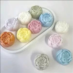 شمع غنچه گل پیونی مبلمونسرا مدل 281544