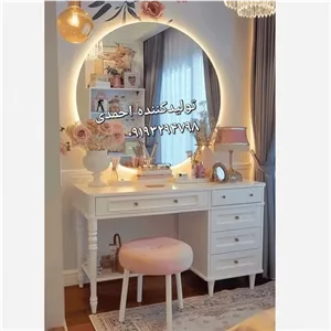 میز آرایش صندلی کلاسیک زیبا مبلمونسرا مدل 218041