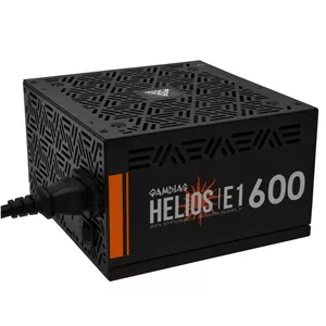 پاور 600 وات وایت مدل gamdias helios e1 600 پلمپ