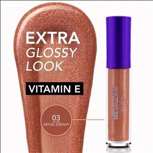 لیپ گلاس شاین دار فلورمار قهوه ای متالیک 