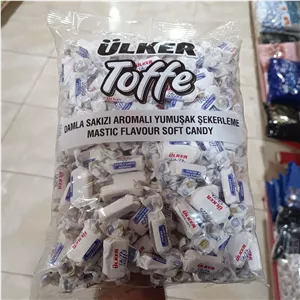 تافی اولکر Ulker با طعم سقز مدل بستهDamla Sakiz 1 کیلویی