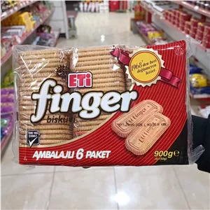 بیسکویت اتی فینگر بسته 6 عددی 900گرمی