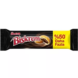 بیسکویت بیسکرم اولکر با مغز کرم کاکائو Ulker Biskrem وزن 150 گرم