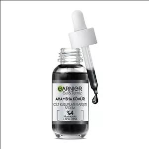 سرم لایه بردار زغال گارنیر حاوی AHA BHA حجم 30میل