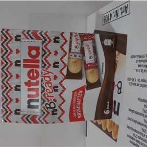 بیسکوییت مغز شکلاتی بی ردی نوتلا Nutella B-ready بسته 6 عددی وزن 132 گرم باکس 16عددی