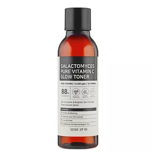 تونر سام بای می درخشان کننده حاوی ویتامین سی گلاکتومایسس حجم 200 میل SOMEBYMI GALACTOMYCES PURE VITAMIN C GLOW TONER
