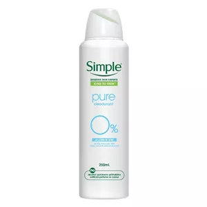 اسپری دئودورانت زنانه سیمپل بدون آلومینیوم مناسب پوست های حساس مدل Pure Deodorant حجم 250 میل