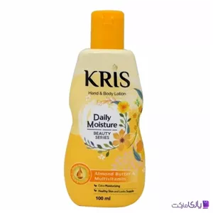 لوسیون دست و بدن کریس Kris روغن بادام و مولتی ویتامین حجم 100 میل