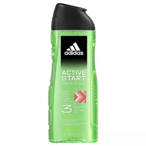 ژل شستشوی بدن،مو و صورت آدیداس مدل Active Start حجم 400 میل