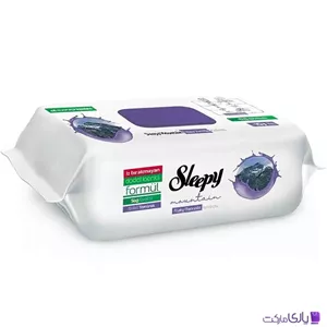 دستمال مرطوب سطوح اسلیپی Sleepy رایحه کوهستان بسته 100 عددی
