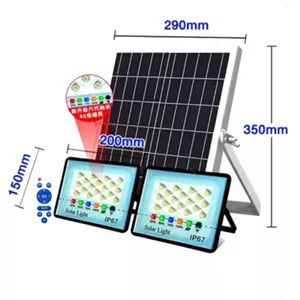 پک پروژکتور سولار 160 وات -2*80w