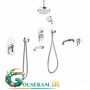 شیرالات هودین - ست شیرالات توکار راگنار کروم