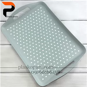 سینی  دسته دار لیزری 2375 رزگلد