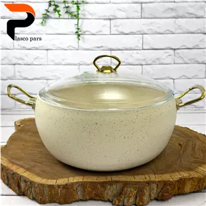 قابلمه 24 خمره ای درب پیرکس کرمی هاناتک