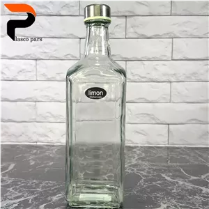 بطری آوا درب استیل لیمون