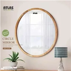 آینه چوبی 40 نهال اطلس