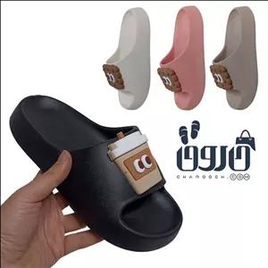 دمپایی زنانه روفرشی مدل بیسکوئیتی کد 1615