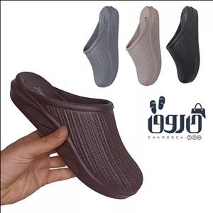 دمپایی توالت جلوبسته EVA مدل ممتاز برند راستی کد 1682