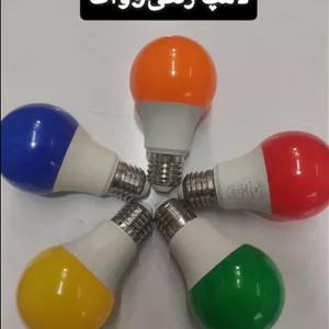 لامپ 9وات رنگی سام پرتو ایرانیان