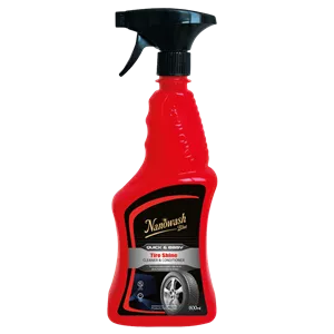 اسپری براق کننده لاستیک نانو واش بلو حجم 600 میلی لیتر