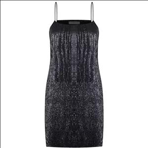 پیراهن مجلسی زنانه مشکی MANGO