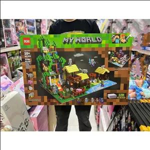 لگو ماینکرافت چراغ‌دار بزرگ مدل 651 | LEGO Minecraft نورانی با LED