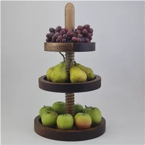 مزه خوری و تنقلات چوبی مدل Walnut Harvest 