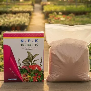 کود ۱۰ ۵۲ ۱۰ NPK  پک ۱۰عددی برای همه گیاهان -۱۰ کیلویی عمده