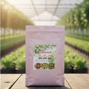 کود ۲۰ ۲۰ ۲۰ NPK نیم کیلویی ۱۰ عددی مغذی رشد مناسب گیاه تقویت گیاه - عمده