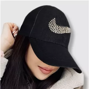 کلاه کپ جین طرح نایک نگینی