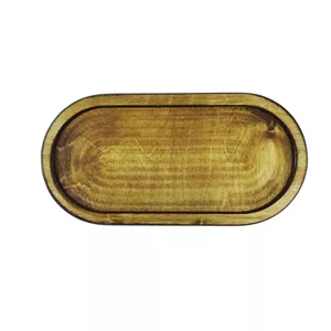 تخته سرو چوبی بیضی بزرگ 14*28 [کد368] 
