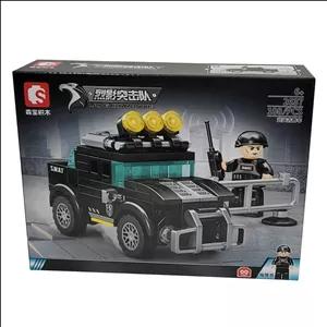 لگو ماشین پلیس ویژه 108 قطعه ای کد 2637