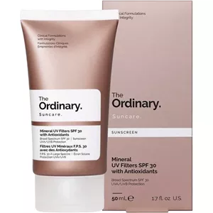 کرم ضدآفتاب مینرال اوردینری بدون رنگ Spf 30 حاوی آنتی اکسیدان 50 میل ordinary اورجینال