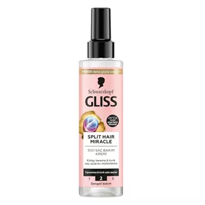 اسپری دو فاز مو گلیس مدل آبرسان و ضدموخوره حجم 200 میل GLISS SPLIT HAIR MIRACLE اصل آلمان