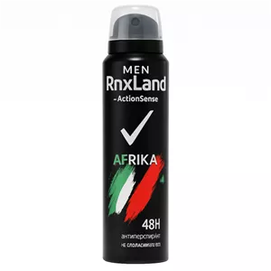 اسپری ضدتعریق مردانه رنکسلند Rnxland رایحه Afrika حجم 150 میل اصل ترکیه