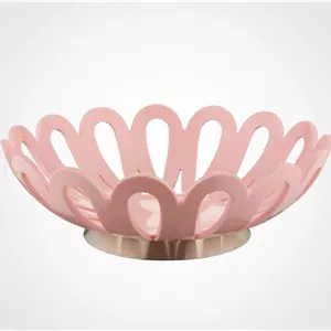 سبد میوه بزرگ پایه استیل لیمون -Large fruit basket with steel base
