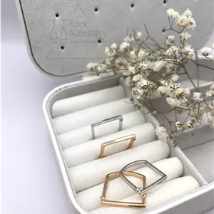 انگشتر مربعی ژوپینگ