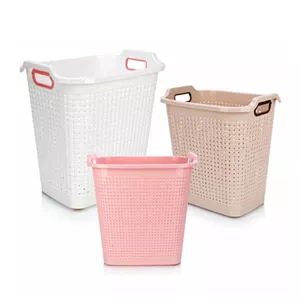 سبد رخت مستطیل چرخدار کوچک هوم کت