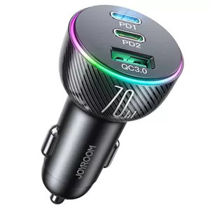 شارژر فندکی فست شارژ ماشین تایپ سی فست شارژ 70 وات جویروم JR-CL26