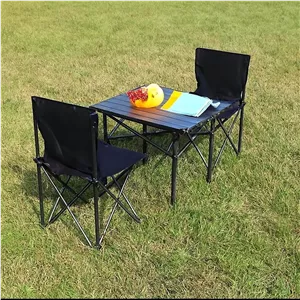 میز و صندلی 2 نفره مسافرتی تاشو دارای کیف حمل
