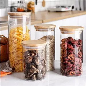 بانکه پیرکس درب بامبو سایز بزرگ