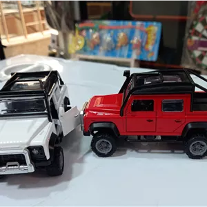 ماکت ماشین فلزی لندرور Land rover موزیکال و چراغدار وارداتی