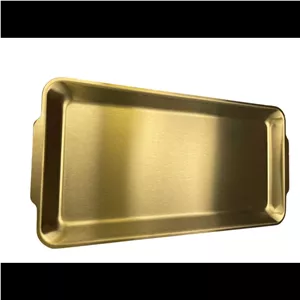 دیس مستطیل 32*16طلایی