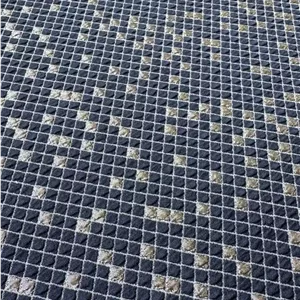 پارچه ژاکارد آبی نفتی