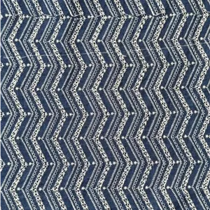 پارچه جین خامه دوزی طرح دوخت خیال