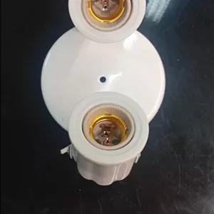 چراغ سقفی سینی تک شعله فلزی بدنه سفید