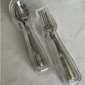 جاقاشق و چنگال اکرولیک لیمون
